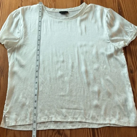 ATM Anthony Thomas Melillo Stretch Silk Crewneck Tee - Picture 11 of 11